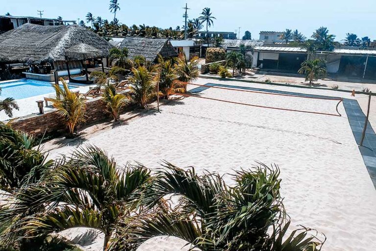 The Importance of Sand: Constructing a volleyball court in South Africa