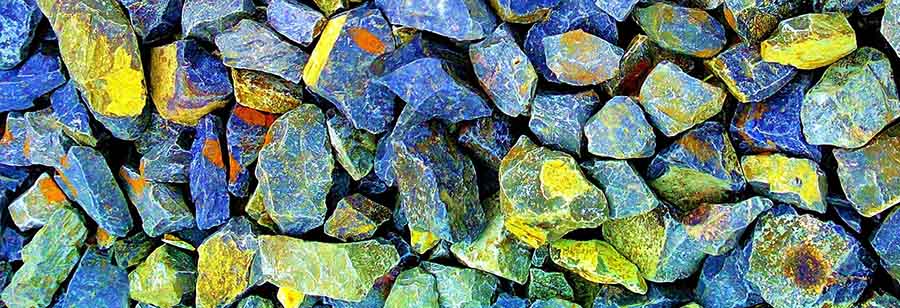 South African color chip stone