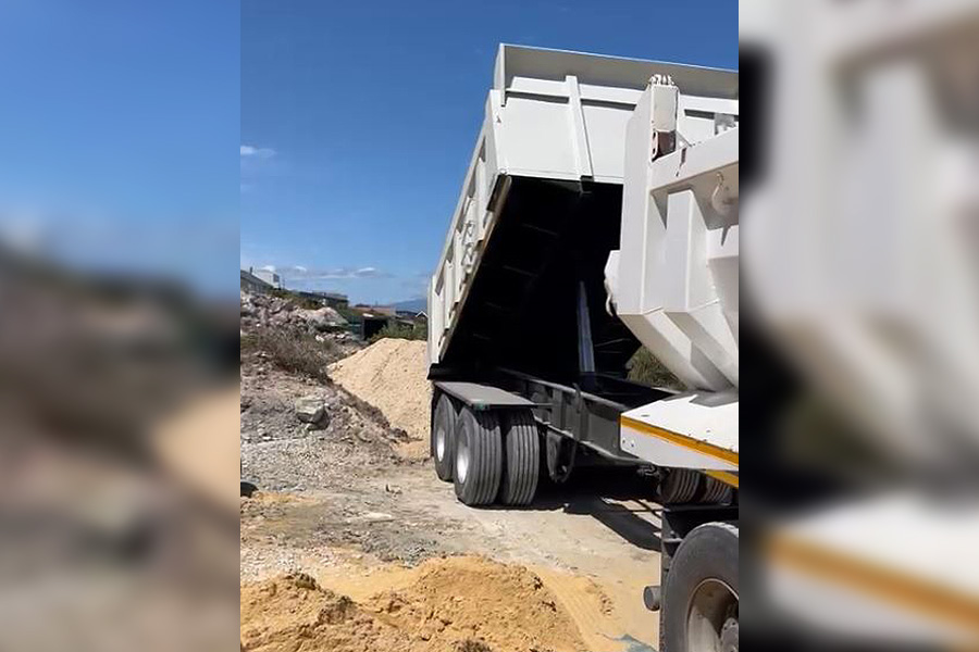 Sand and Stone Transport Trucks in South Africa