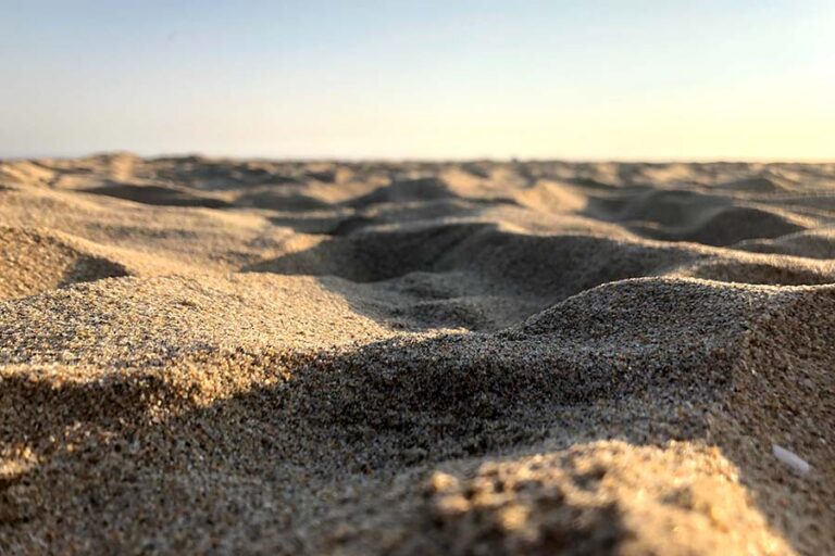 What is coarse sand used for?