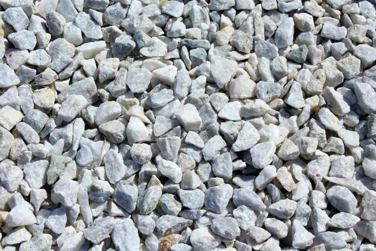 What is crushed white stone?